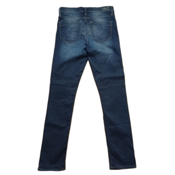 Express jeans skinny cropped mid-rise womens size 4 - Picture 2 of 6